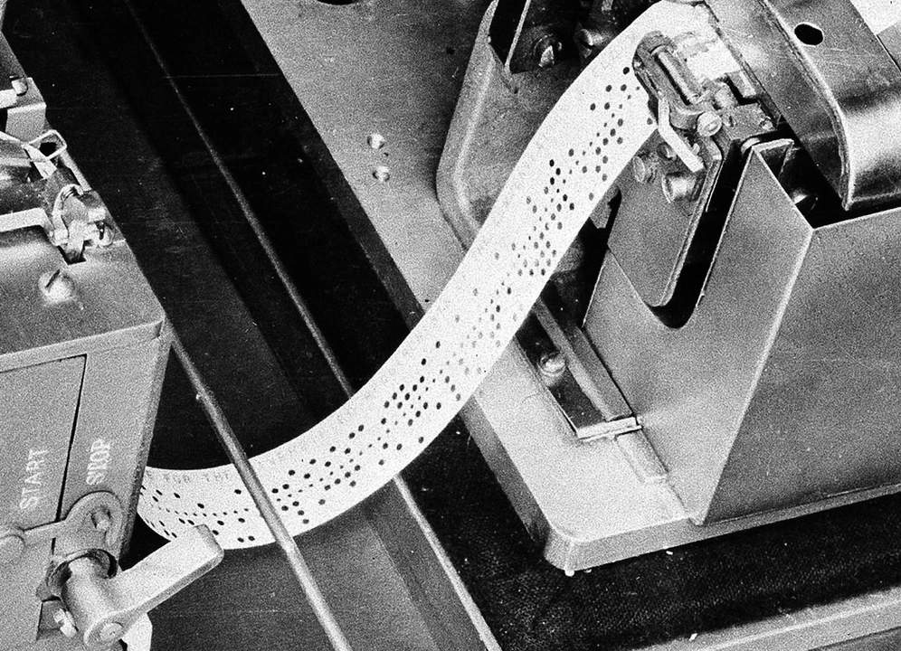 A telegram tape