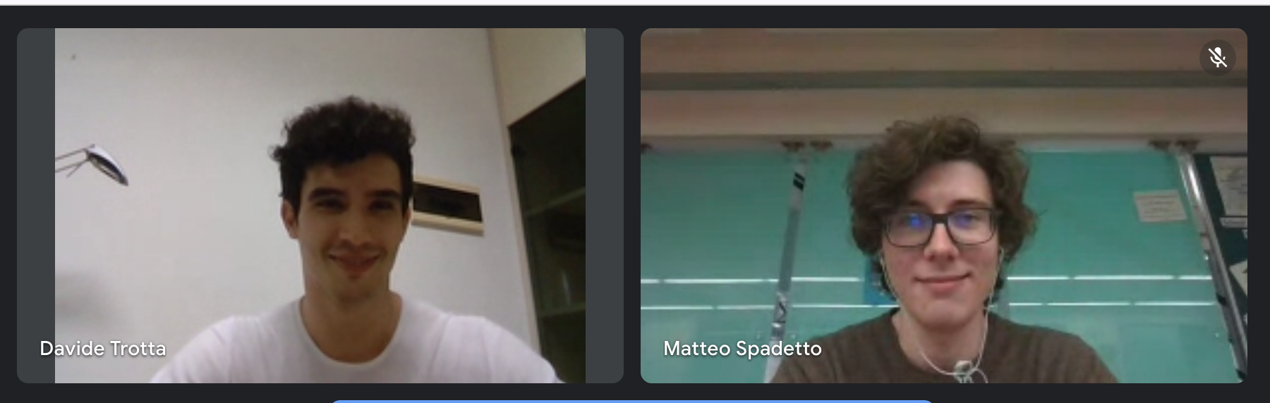 Left to right: Davide Trotta and Matteo Spadetto