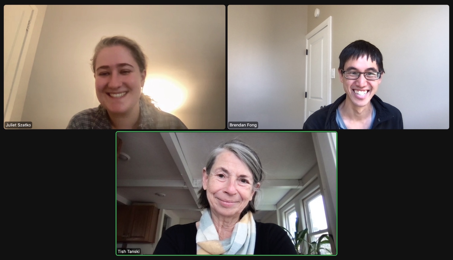 A screen capture from today’s admin meeting. We’re excited to be growing!