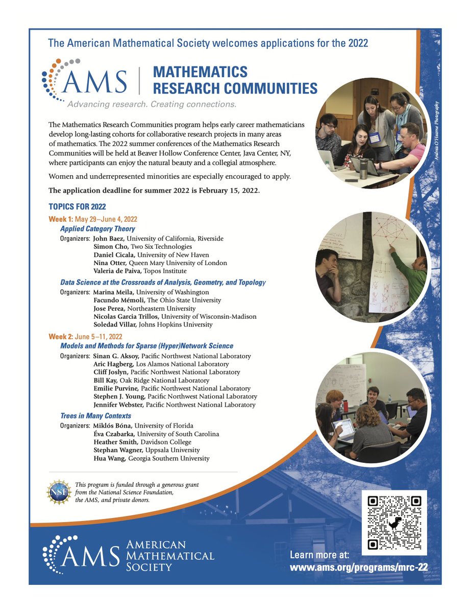The AMS poster for MRCs